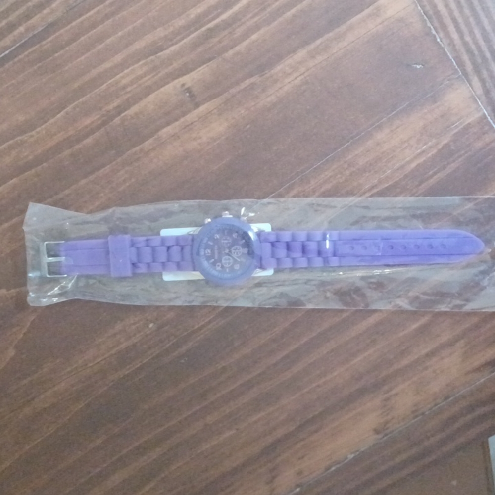 Geneva Rubber Band Watch